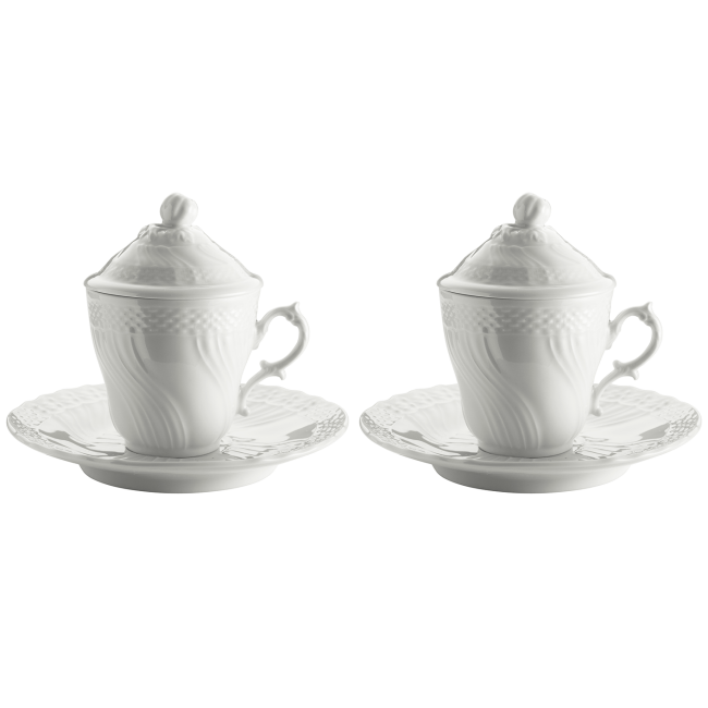 지노리 1735 Espresso set for two Vecchio Ginori 00493