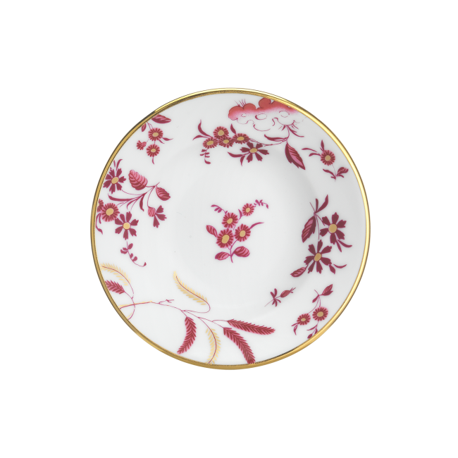 지노리 1735 Soy sauce cup 소서 Oro di Doccia Magenta Ginori saucer 00391