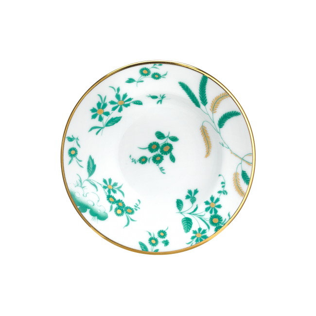 지노리 1735 Soy sauce cup 소서 Oro di Doccia Giada Ginori saucer 00376