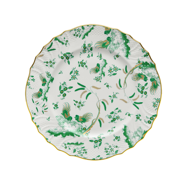 지노리 1735 Charger 접시 Oro Di Doccia Giada Ginori plate 00279
