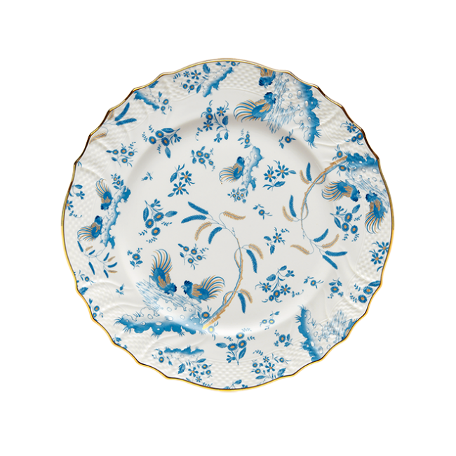 지노리 1735 Charger 접시 Oro Di Doccia Turchese Ginori plate 00276