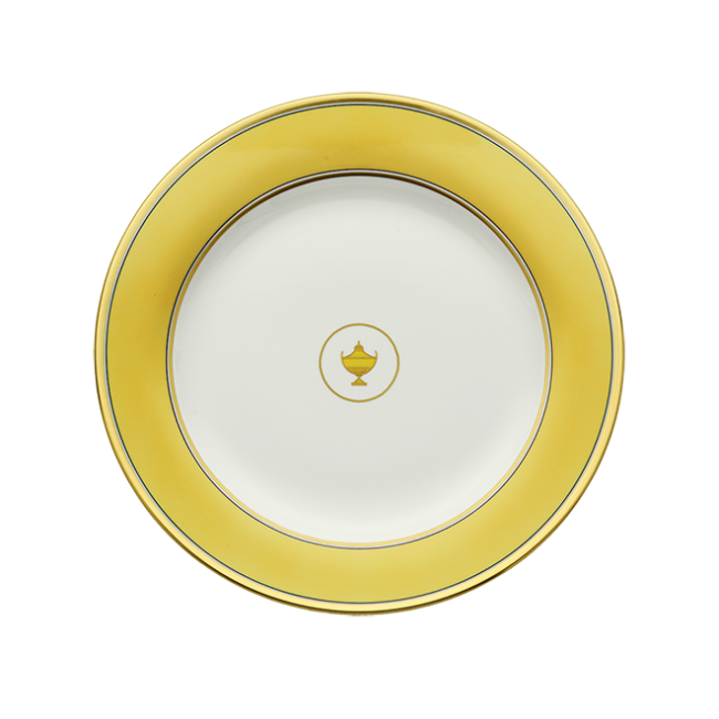 지노리 1735 Charger 접시 Contessa Citrino Ginori plate 00228
