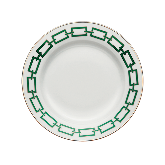지노리 1735 Charger 접시 Catene Smeraldo Ginori plate 00213