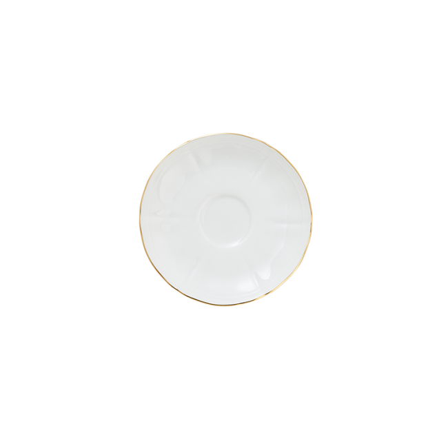 지노리 1735 Coffee 소서 Corona oro Ginori saucer 00205