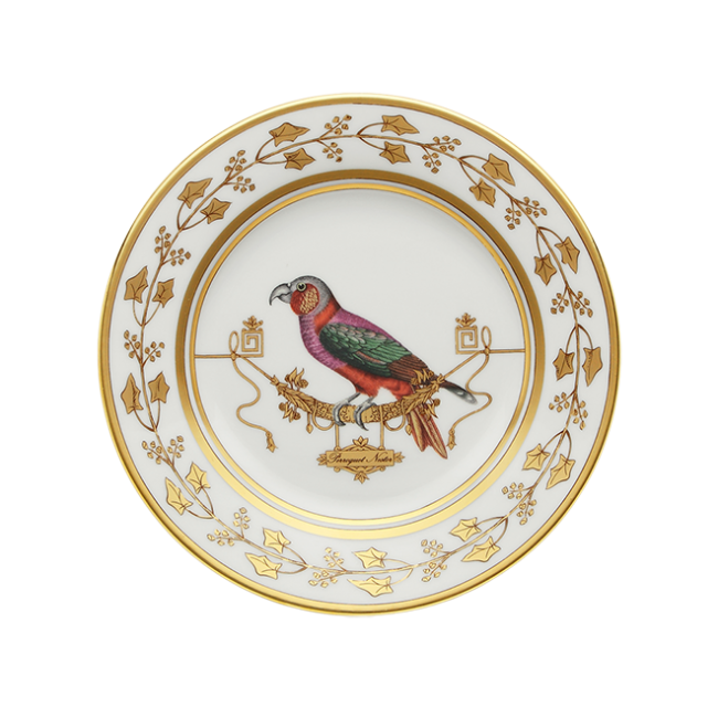 지노리 1735 브레드 접시 Voliere Perroquet Nestor Ginori Bread plate 00130