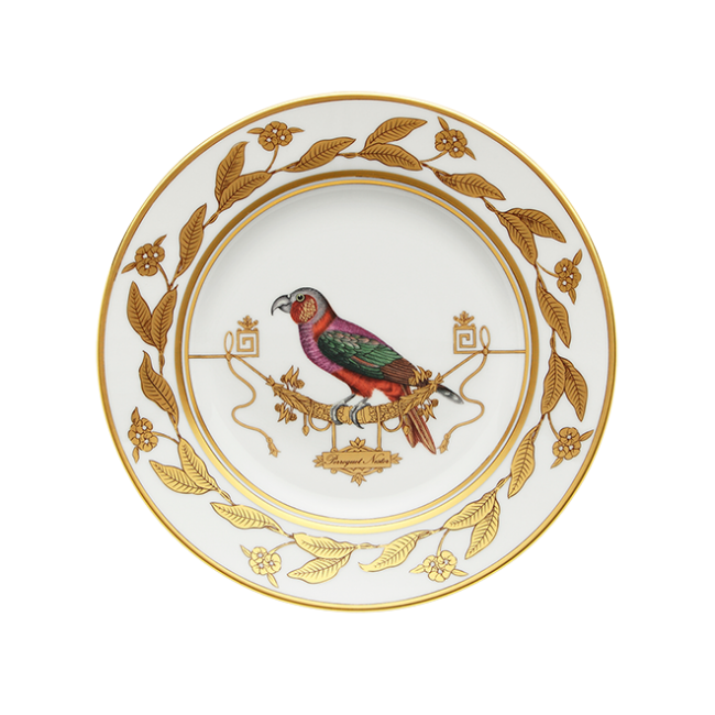 지노리 1735 디저트접시 Voliere Perroquet Nestor Ginori Dessert plate 00078