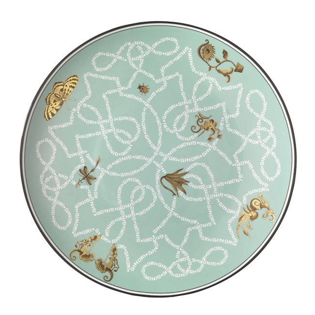 지노리 1735 Charger 접시 Arcadia Acquamarina Ginori plate 00004