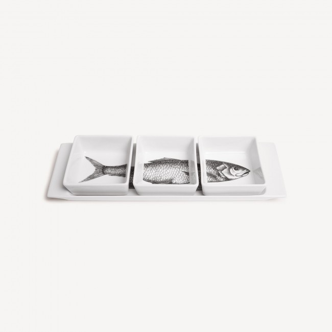 포르나세티 Appetizer set Pesci Fornasetti Appetizer set Pesci 00791