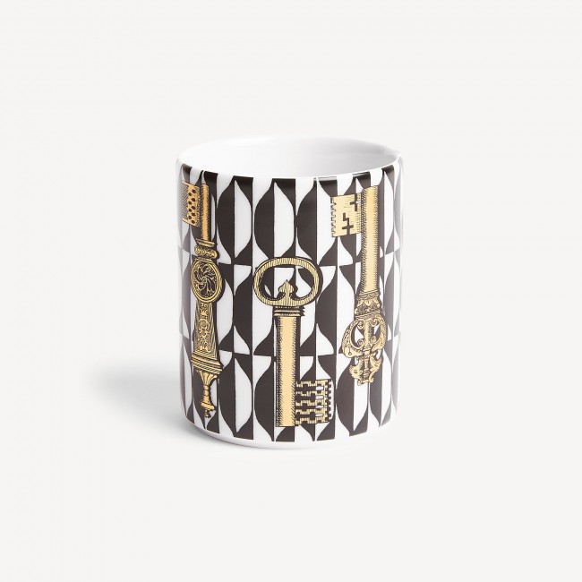 포르나세티 Pencil holder Chiavi and Losanghe Fornasetti Pencil holder Chiavi and Losanghe 00726