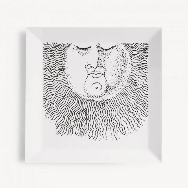 포르나세티 트레이 Solitario Fornasetti Tray Solitario 00702
