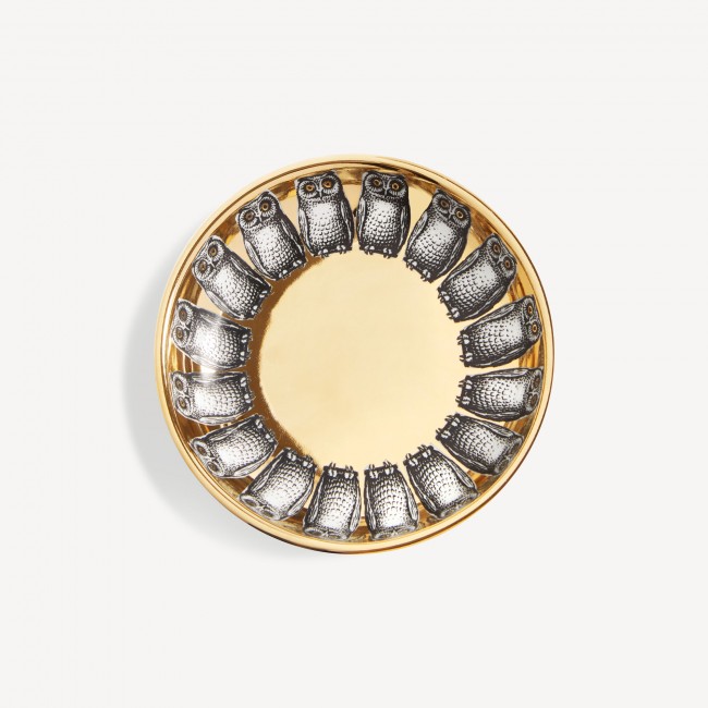 포르나세티 ASH트레이 Giro di civette Fornasetti Ashtray Giro di civette 00673
