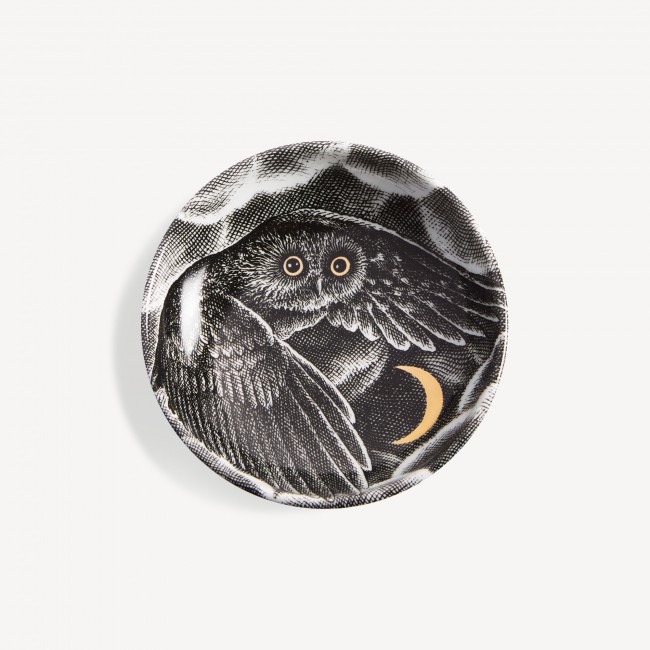 포르나세티 ASH트레이 Civetta nella 노떼 Fornasetti Ashtray Civetta nella notte 00669