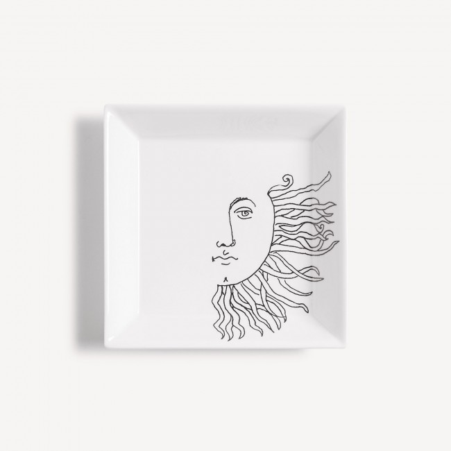 포르나세티 접시 Solitario Fornasetti Plate Solitario 00609