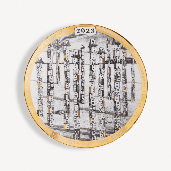 포르나세티 Calendar 접시 2023 Fornasetti Calendar Plate 2023 00590