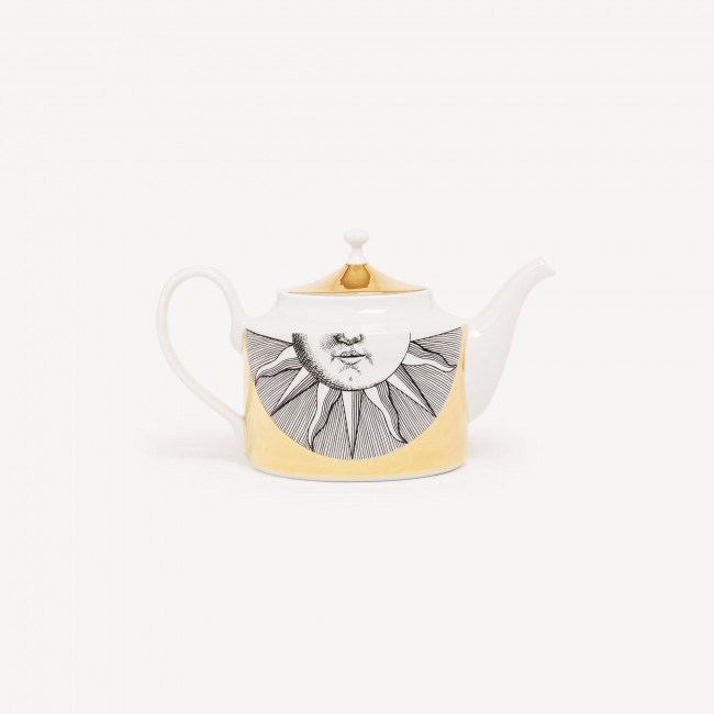 포르나세티 티포트 Soli Fornasetti Teapot Soli 00588