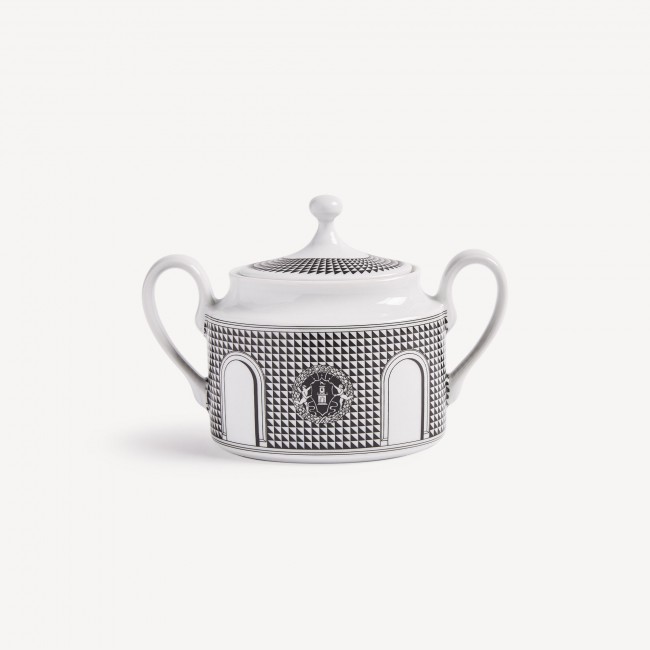 포르나세티 Sugar 볼 Facciata Quattrocentesca Fornasetti Sugar bowl Facciata Quattrocentesca 00583