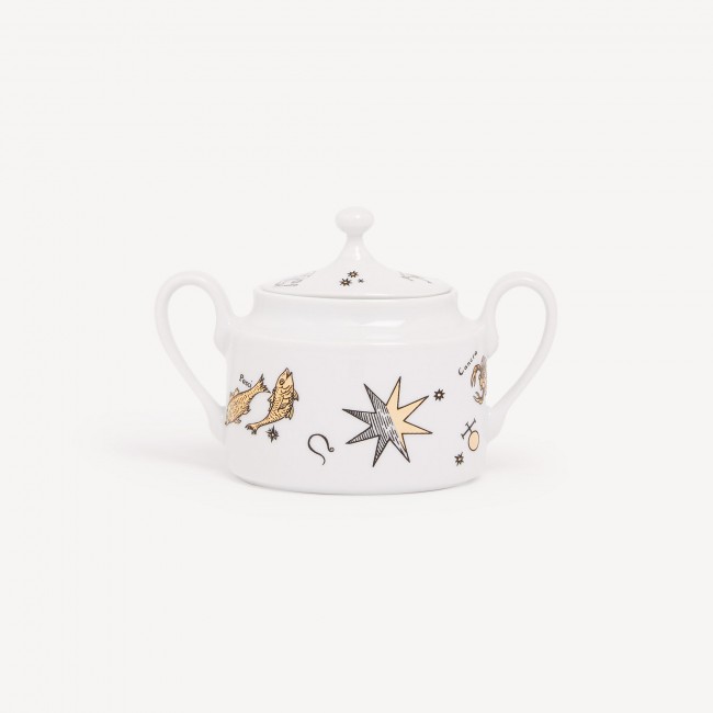 포르나세티 Sugar 볼 아스트로NOMICI Fornasetti Sugar bowl Astronomici 00549