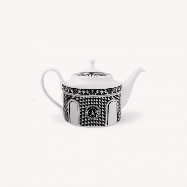 포르나세티 티포트 Facciata Quattrocentesca Fornasetti Teapot Facciata Quattrocentesca 00547