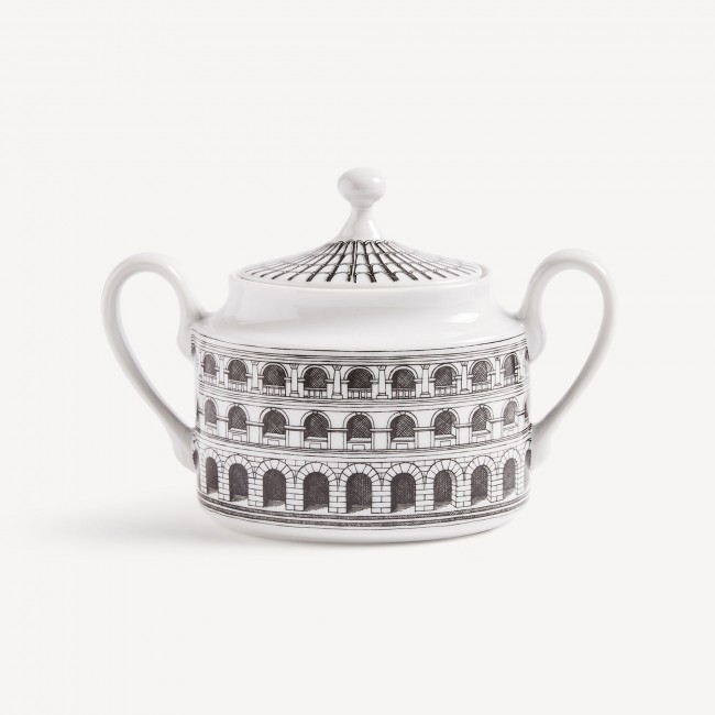 포르나세티 Sugar 볼 Architettura Fornasetti Sugar bowl Architettura 00523