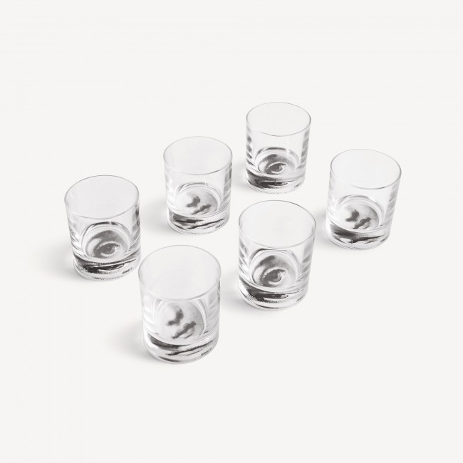포르나세티 Set 6 글라스ES Occhio e Bocca Fornasetti Set 6 glasses Occhio e Bocca 00511