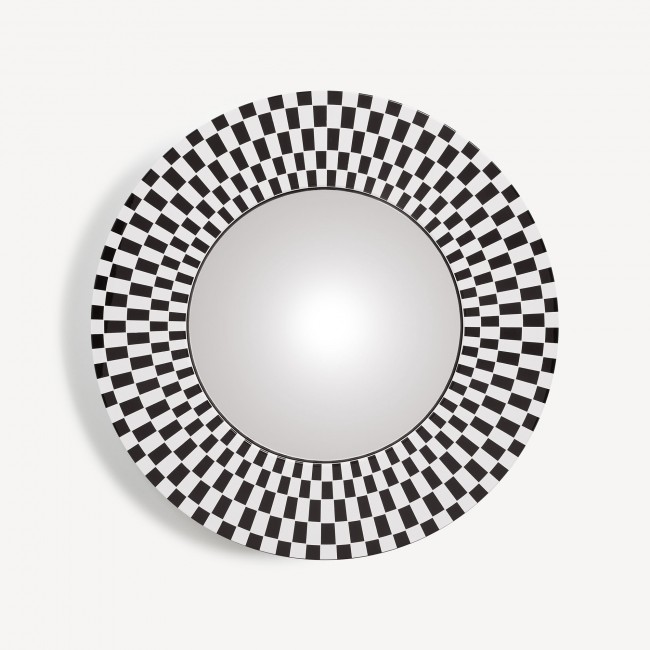 포르나세티 프레임 with convex 거울 Egocentrismo Fornasetti Frame with convex mirror Egocentrismo 00454