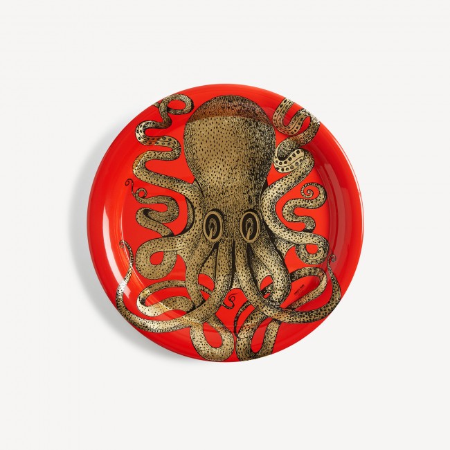 포르나세티 트레이 Polipo Fornasetti Tray Polipo 00436