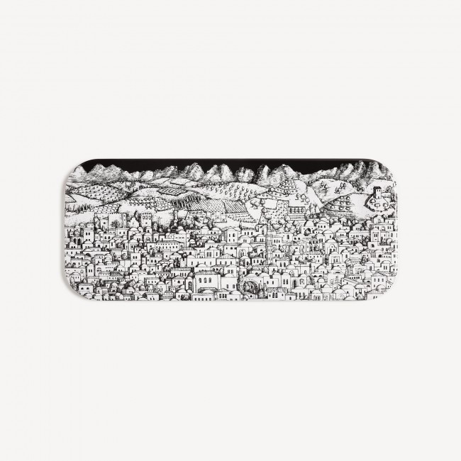 포르나세티 트레이 Gerusalemme Fornasetti Tray Gerusalemme 00431