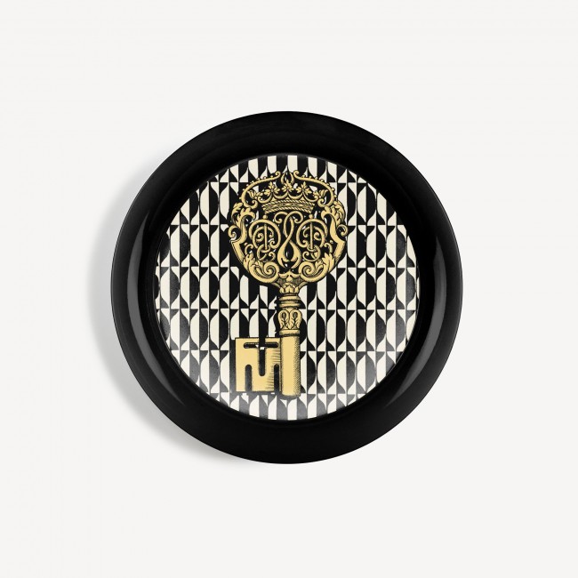 포르나세티 트레이 Chiavi and Losanghe Fornasetti Tray Chiavi and Losanghe 00400