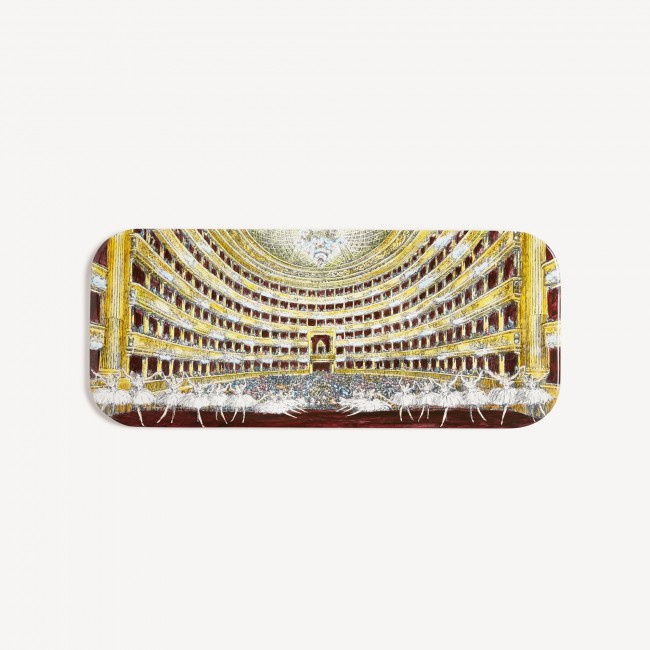 포르나세티 트레이 Teatro AL라 스칼라 Interno Fornasetti Tray Teatro alla Scala Interno 00327