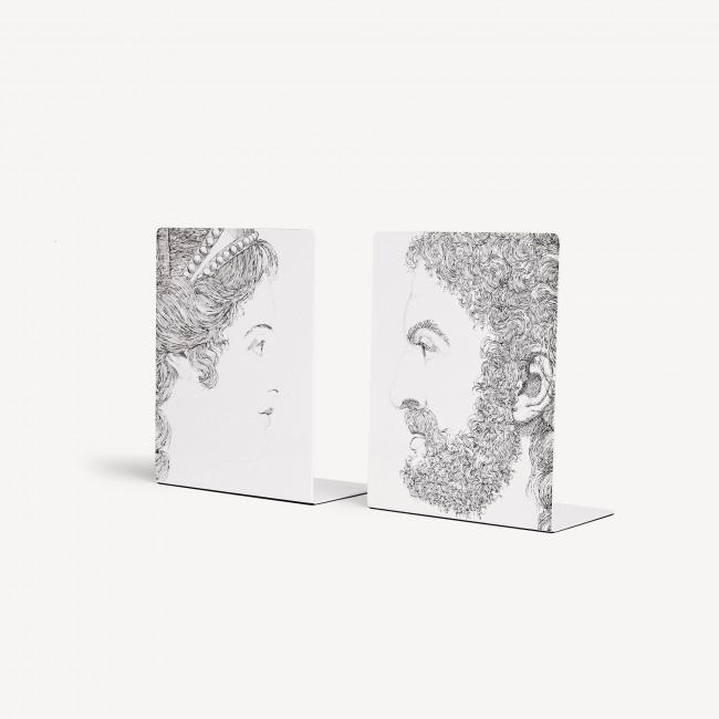 포르나세티 Bookends Profili Fornasetti Bookends Profili 00289