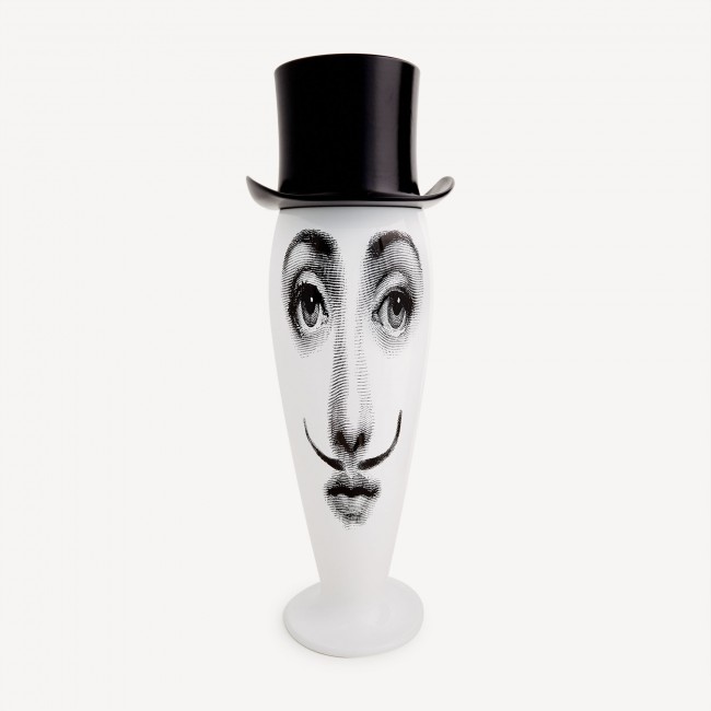 포르나세티 화병 꽃병 Smilzo Moustache Fornasetti Vase Smilzo Moustache 00272