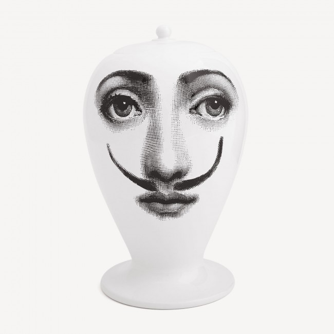 포르나세티 화병 꽃병 La femme aux moustaches Fornasetti Vase La femme aux moustaches 00266