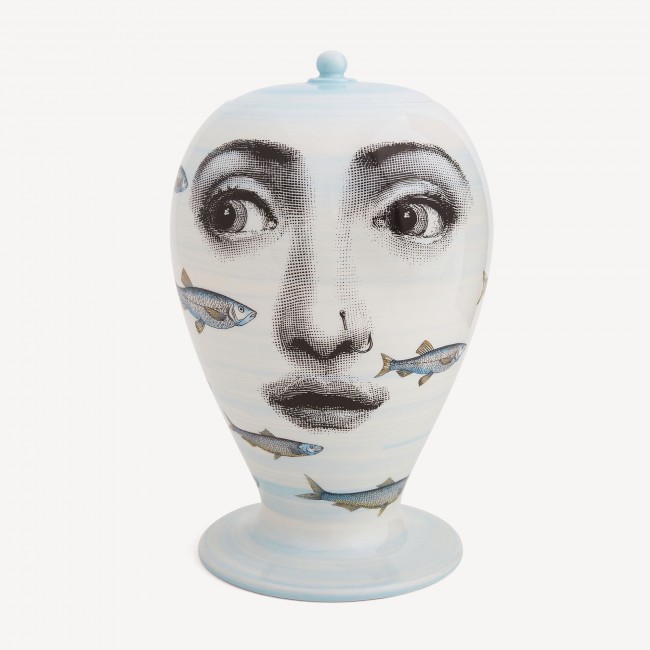 포르나세티 화병 꽃병 Passata di pesci Fornasetti Vase Passata di pesci 00264