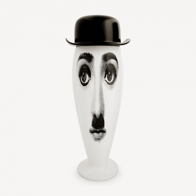 포르나세티 화병 꽃병 Smilzo Charlot Fornasetti Vase Smilzo Charlot 00259