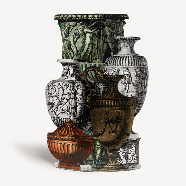 포르나세티 엄브렐라 스탠드 Trompe loeil Vasi Antichi Fornasetti Umbrella stand Trompe loeil Vasi Antichi 00231