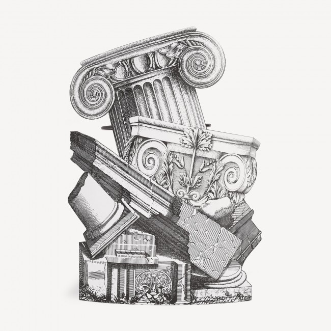 포르나세티 엄브렐라 스탠드 Trompe loeil Rovine Fornasetti Umbrella stand Trompe loeil Rovine 00230