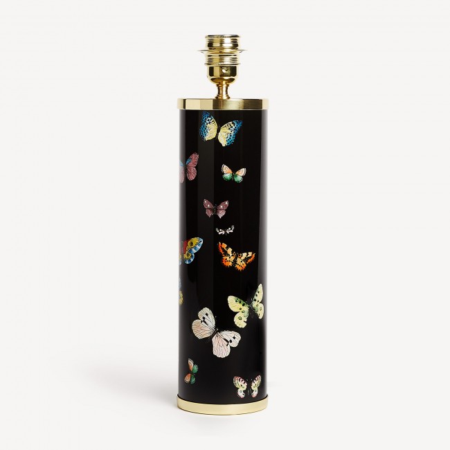 포르나세티 Cylindrical lamp base Farfalle Fornasetti Cylindrical lamp base Farfalle 00182