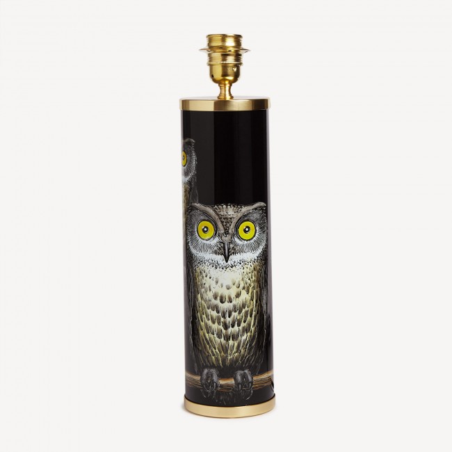 포르나세티 Cylindrical lamp base Civette Fornasetti Cylindrical lamp base Civette 00178