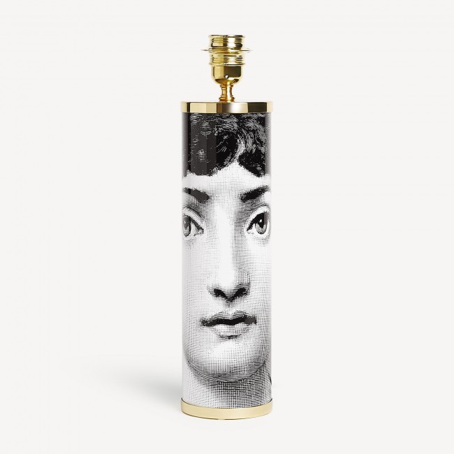 포르나세티 Cylindrical lamp base Viso Fornasetti Cylindrical lamp base Viso 00162