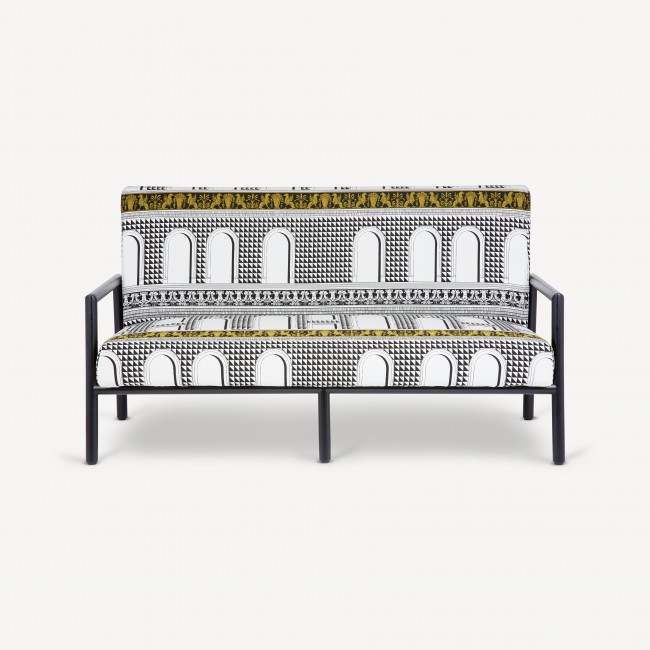 포르나세티 아웃도어 소파 Facciata Quattrocentesca Fornasetti Outdoor Sofa Facciata Quattrocentesca 00153