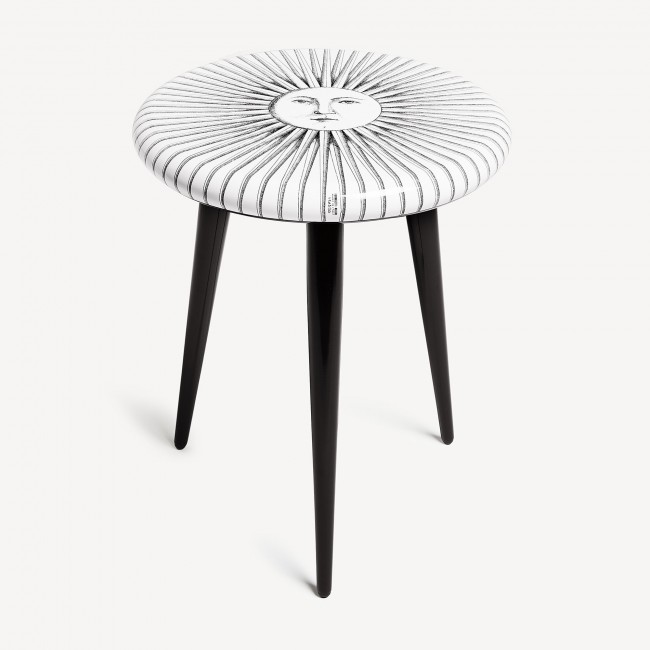 포르나세티 스툴 Sole Splendente Fornasetti Stool Sole Splendente 00058