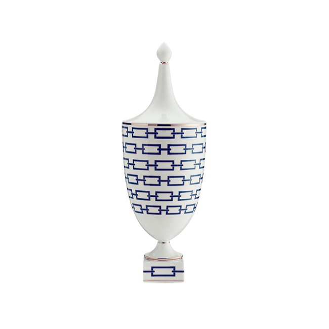 지노리 1735 화병 꽃병 Catene Zaffiro Ginori Vase 01140