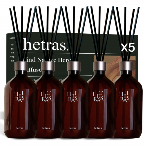 헤트라스 프리미엄 대용량 디퓨저 500mlx5개 선물세트