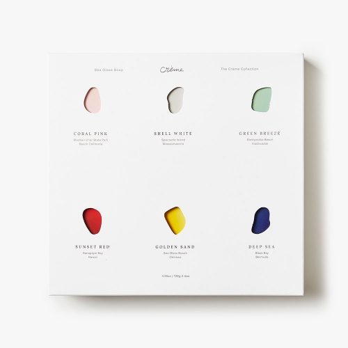 크렘 씨글라스 페이스&바디솝 (6개입 세트) / Seaglass Soap (Gift Set)