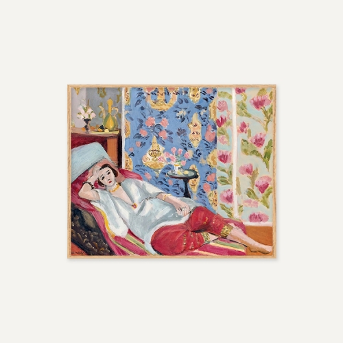 그릿시즌 앙리 마티스 / Odalisque à la culotte rouge (액자포함, 45x55)