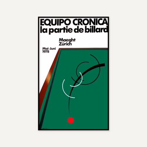 그릿시즌 에퀴포 크로니카 / La Partie De Billard (액자포함, 45x70)