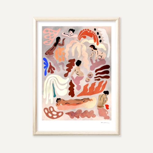 그릿시즌 모아 슐만 / Bathers (액자포함, 50x70)