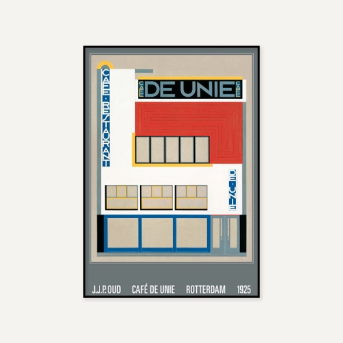 그릿시즌 J.J.P. Oud / Cafe de Unie, Rotterdam (액자포함, 70x100)