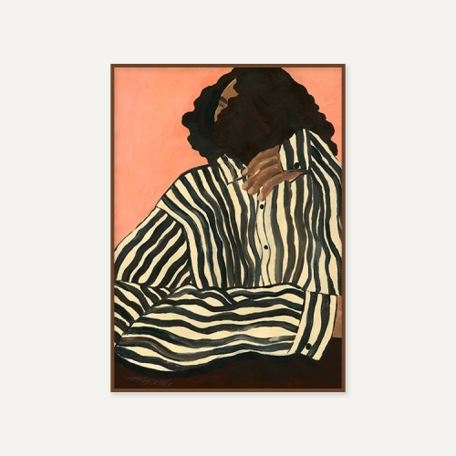 그릿시즌 한나 피터슨 / Serene Stripes (액자포함, 50x70)