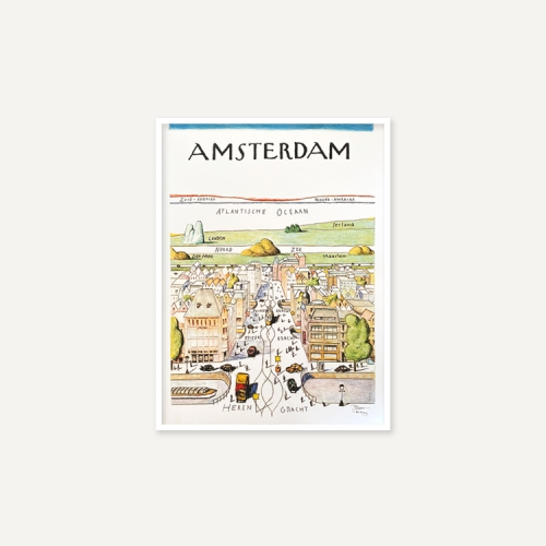 그릿시즌 사울 스타인버그 / Amsterdam (액자포함, 30x40)